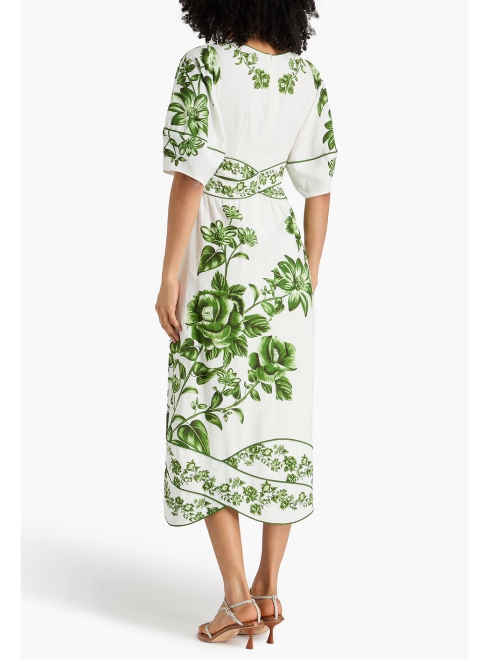 Farm Rio Floral Cascade Midi Dress - Picture 10 of 15